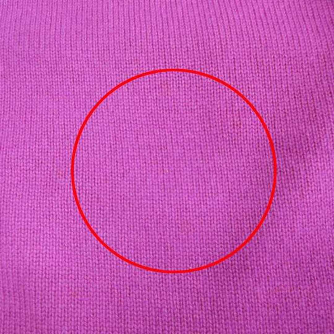 Chloe(クロエ)のクロエ ニット セーター 長袖 ロングスリーブ カシミヤ 紫 M ■SM1 レディースのトップス(ニット/セーター)の商品写真