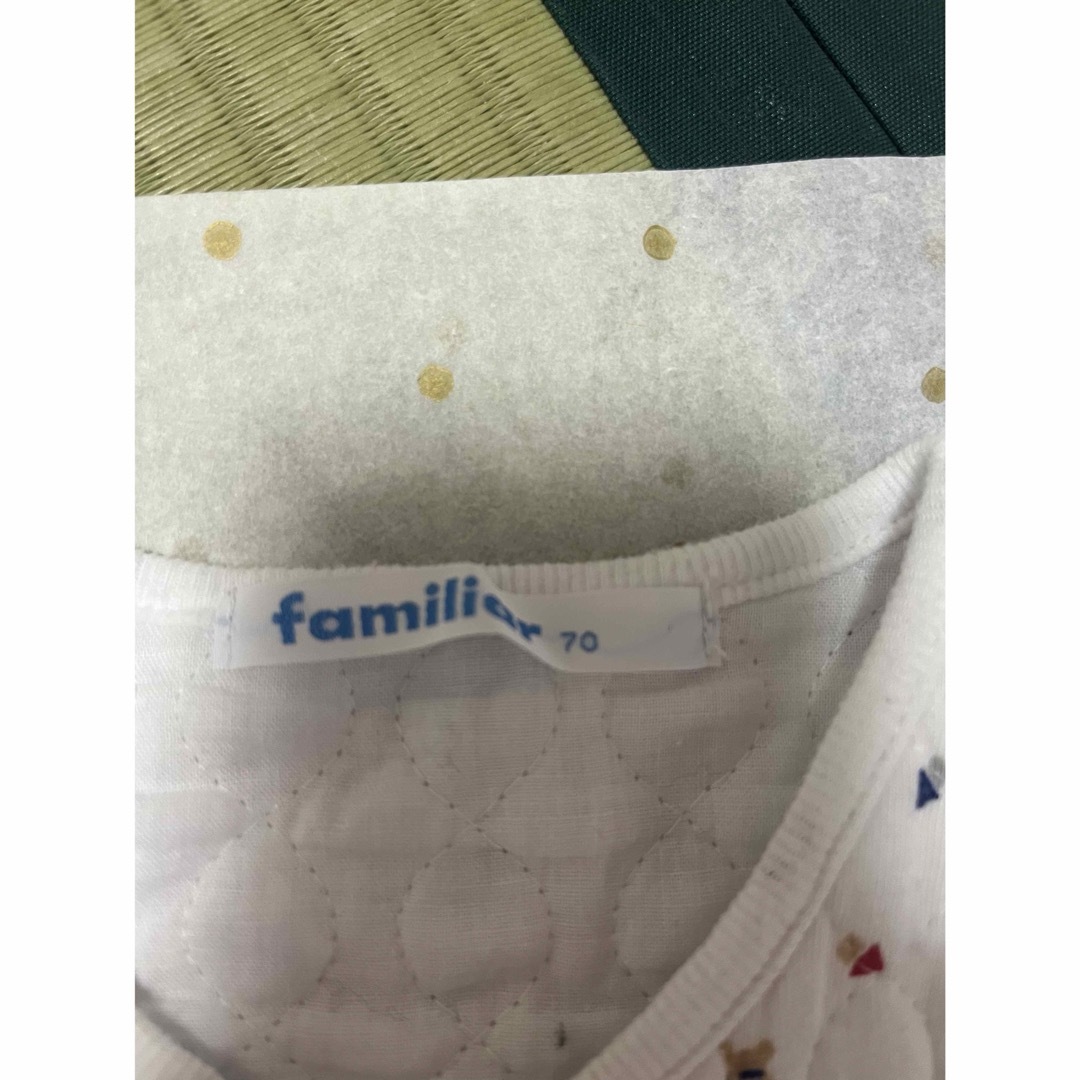 familiar(ファミリア)のファミリア　ベスト　70 キッズ/ベビー/マタニティのベビー服(~85cm)(その他)の商品写真