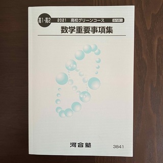 【即日発送】河合塾　高校グリーンコース　高1•高2 数学重要事項集(語学/参考書)