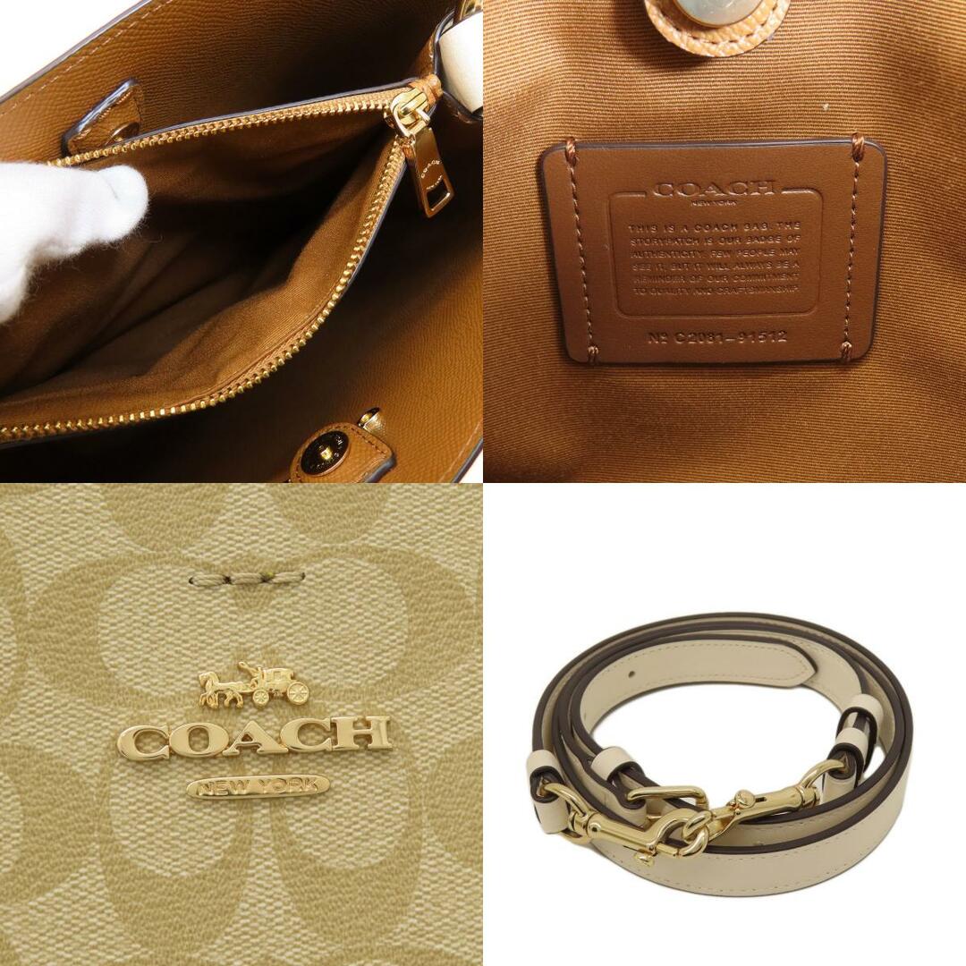 COACH(コーチ)のCOACH 91512 シグネチャー ハンドバッグ PVC レディース レディースのバッグ(ハンドバッグ)の商品写真