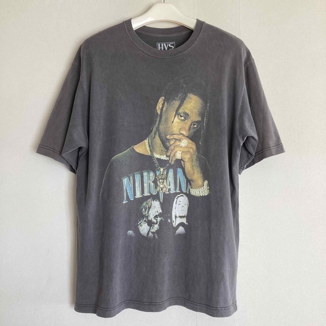 稀少完売！HVS TRAVIS SCOTT トラヴィス スコット半袖Tシャツ  メンズのトップス(Tシャツ/カットソー(半袖/袖なし))の商品写真