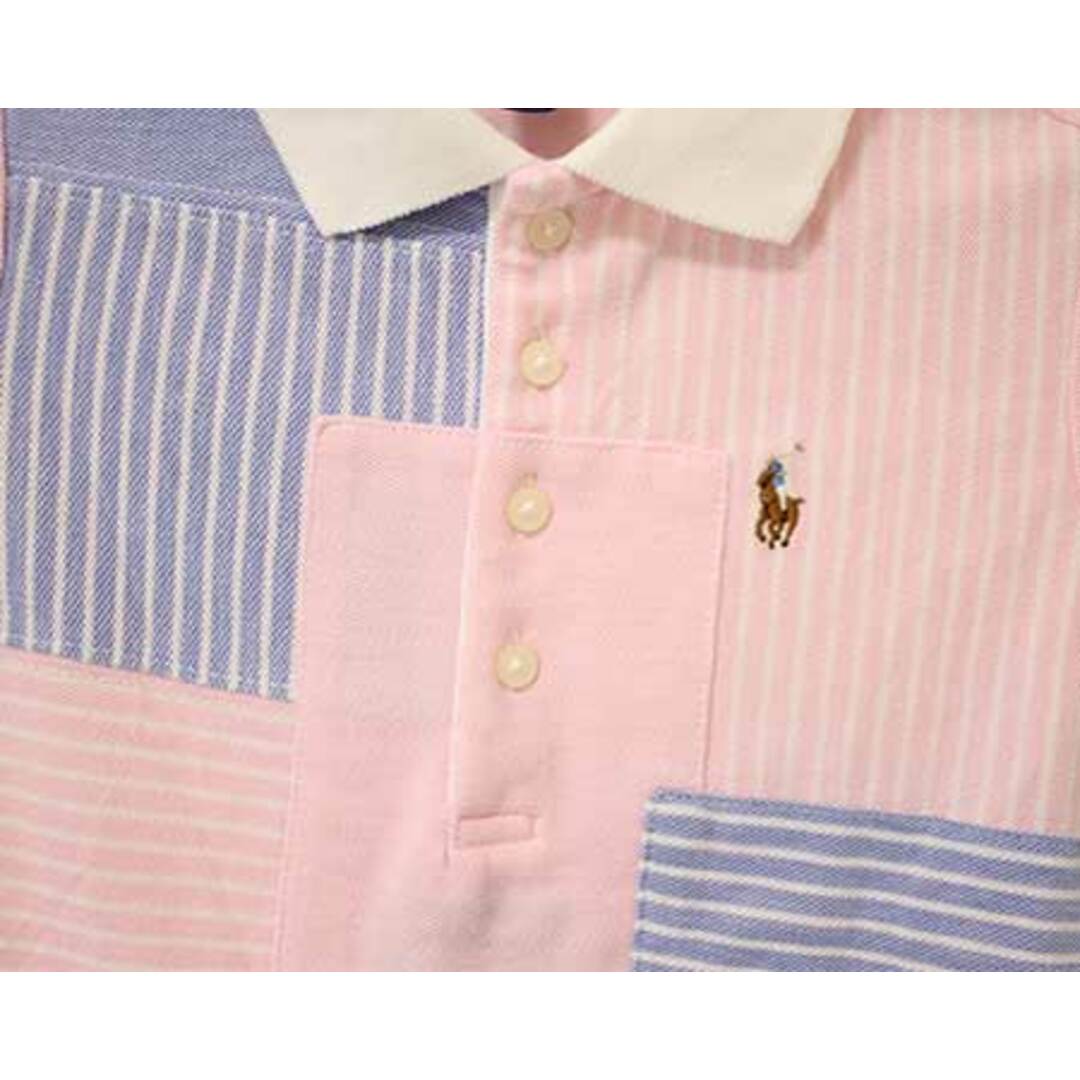 Ralph Lauren(ラルフローレン)の【夏物 新入荷!】〓ラルフローレン/Ralph Lauren〓100cm 半袖ワンピース ピンク系【中古】 子供服 キッズ kids  女の子  夏 onepi 415042 キッズ/ベビー/マタニティのキッズ服女の子用(90cm~)(ワンピース)の商品写真