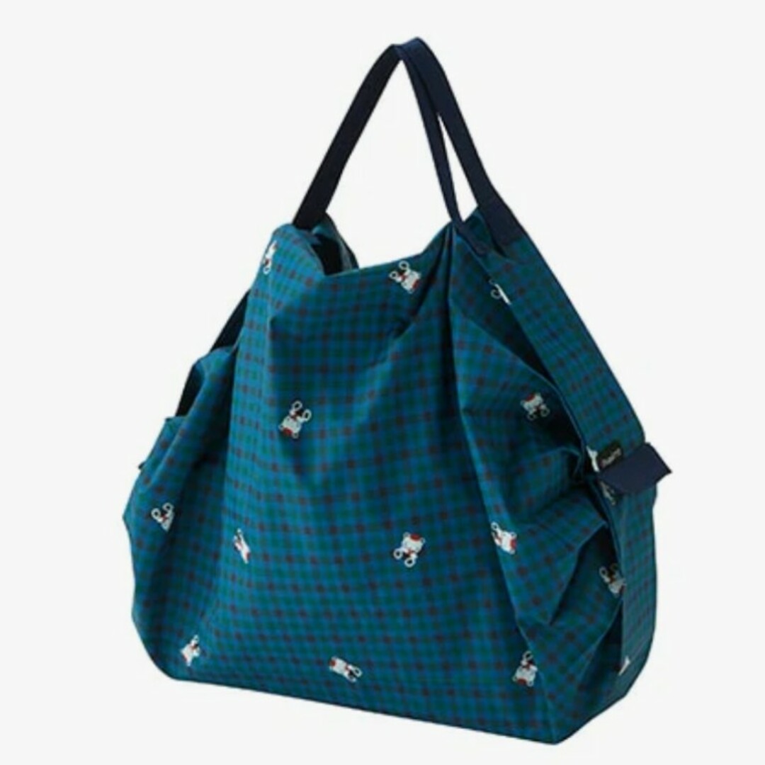 familiar(ファミリア)のファミリア　シュパット　S　青色 レディースのバッグ(エコバッグ)の商品写真