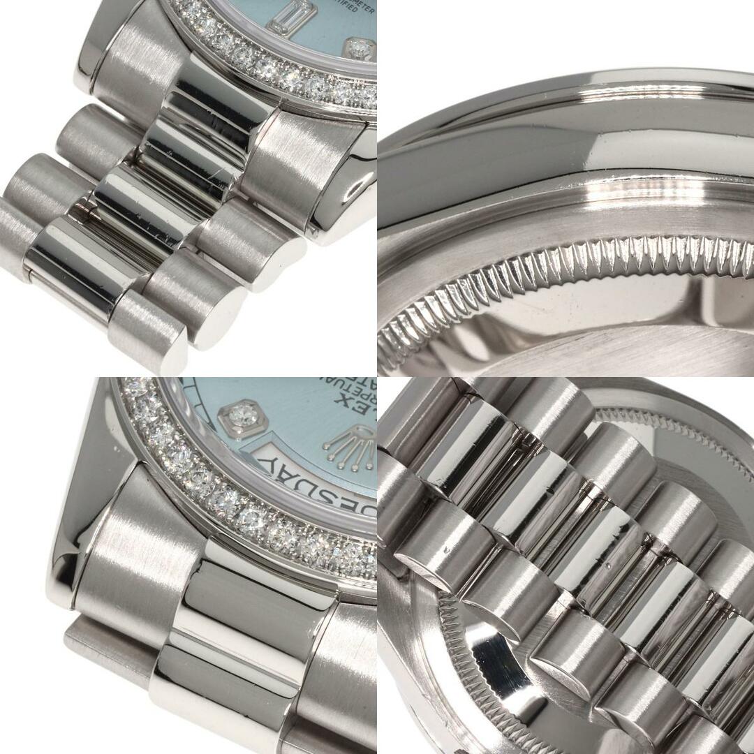 ROLEX(ロレックス)のROLEX 118346A デイデイト ダイヤモンド メーカーコンプリート 腕時計 PT950 PT950 メンズ メンズの時計(腕時計(アナログ))の商品写真