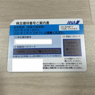 エーエヌエー(ゼンニッポンクウユ)(ANA(全日本空輸))のANA 株主優待券　2024年5月31日まで(その他)