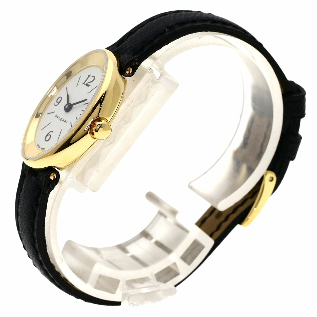 BVLGARI(ブルガリ)のBVLGARI OV27G オーバル  腕時計 K18YG 革 レディース レディースのファッション小物(腕時計)の商品写真