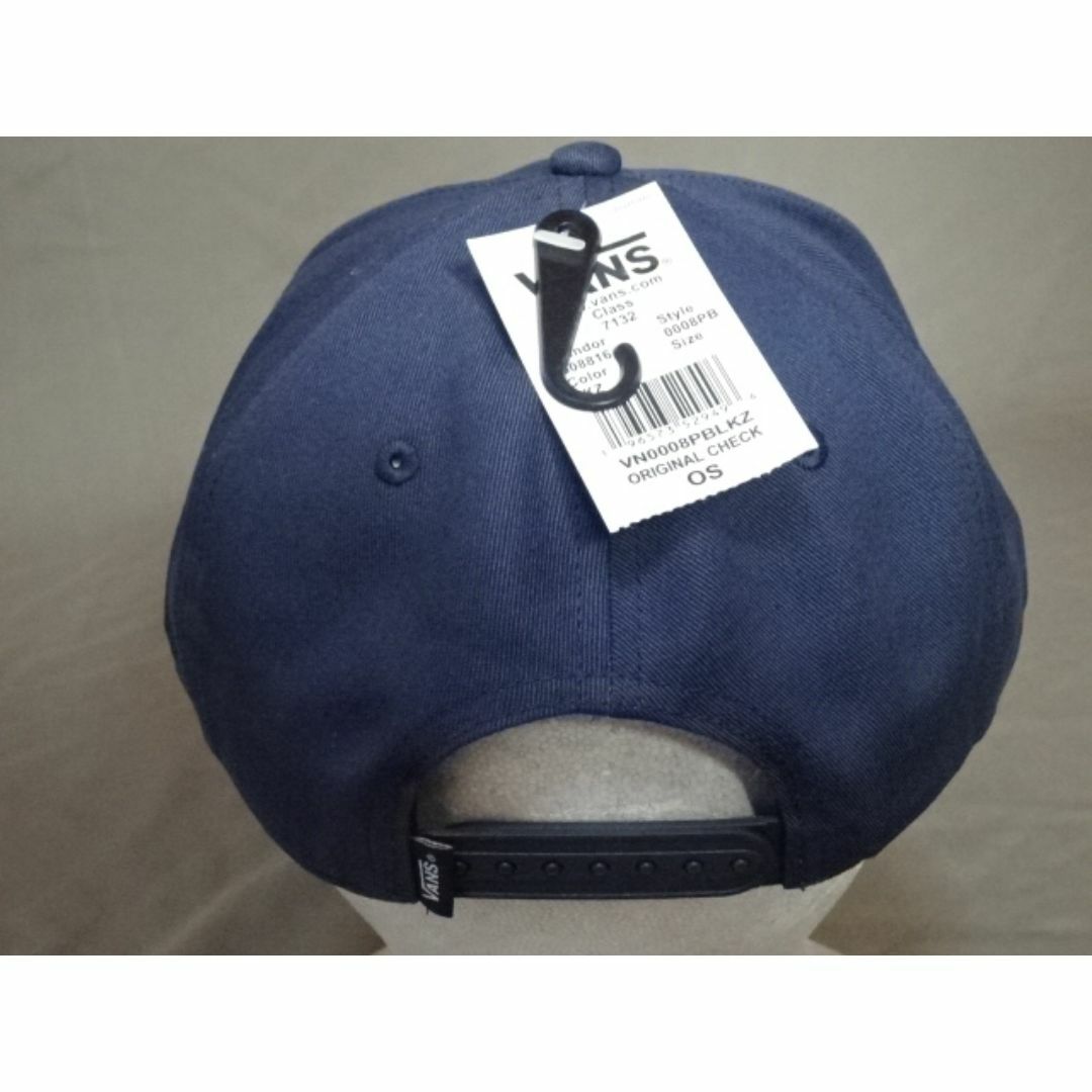 VANS(ヴァンズ)のUSA購入 アメカジ VANS【バンズ】 ロゴワッペン付 キャップ ネイビー メンズの帽子(キャップ)の商品写真