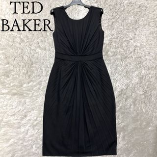 TED BAKER - TED BAKER テッドベイカー　ノースリーブプリーツデザインワンピース