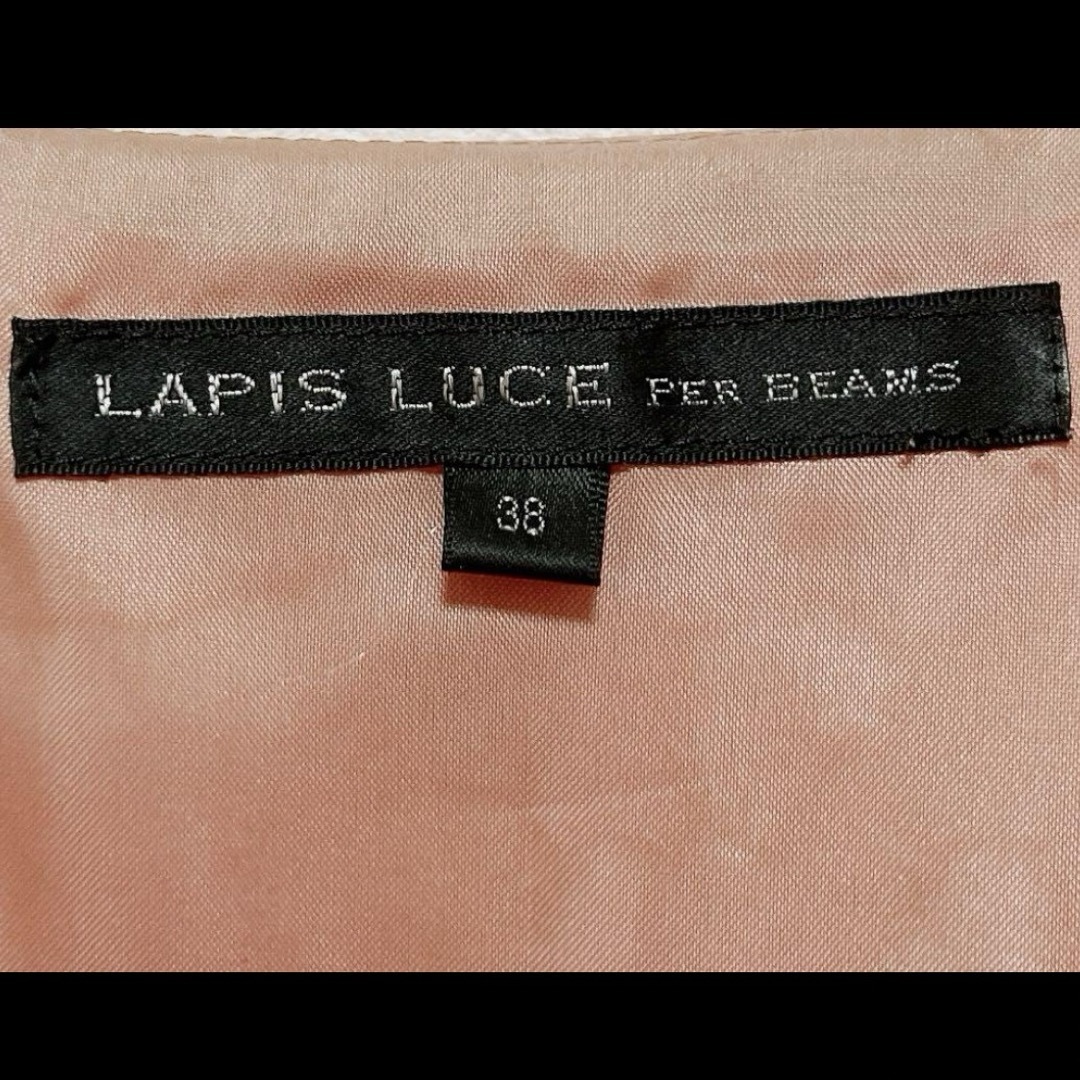 LAPIS LUCE BEAMSM  ワンピース　Mサイズ　シルク100% 美品 レディースのワンピース(ひざ丈ワンピース)の商品写真