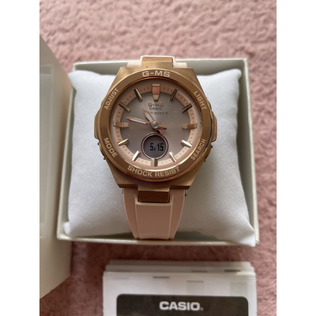 CASIO(カシオ)のカシオ BABY-G MSG-W200G-4AJF美品 レディースのファッション小物(腕時計)の商品写真