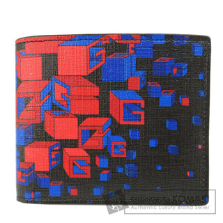 グッチ(Gucci)のGUCCI 628462 3Dアートプリント 二つ折り財布（小銭入れあり） PVC レディース(財布)