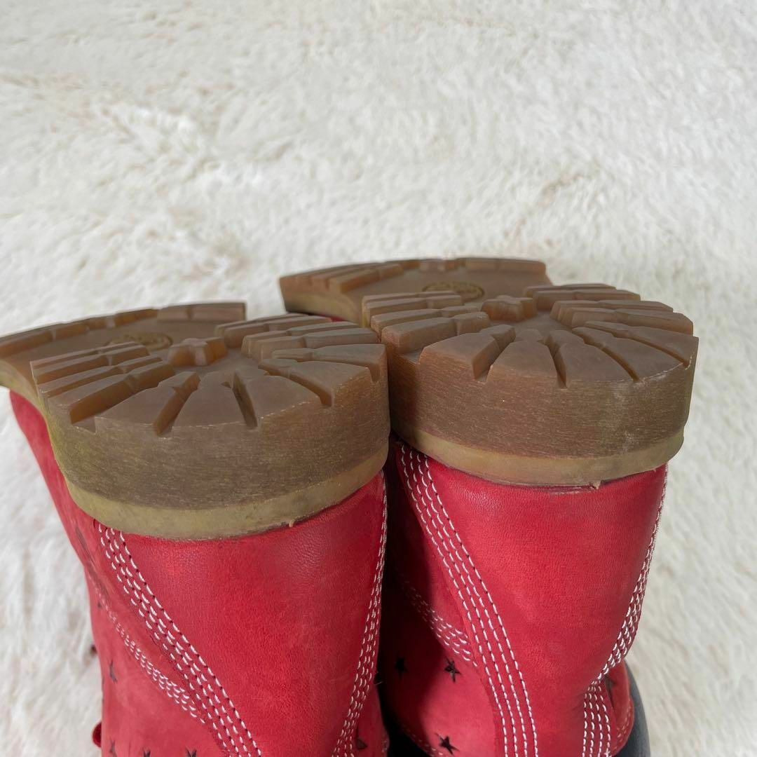 Timberland(ティンバーランド)の希少 TOMMY × Timberland コラボ 6インチ ブーツ 星 ロゴ レディースの靴/シューズ(ブーツ)の商品写真