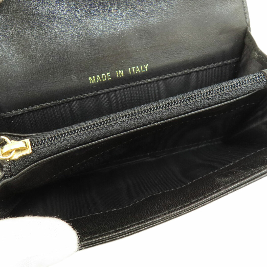 CHANEL(シャネル)のCHANEL チョコバー 二つ折り財布（小銭入れあり） カーフ レディース レディースのファッション小物(財布)の商品写真