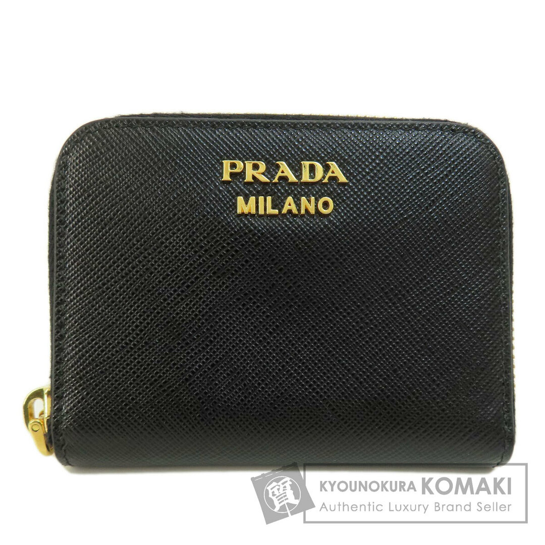 PRADA(プラダ)のPRADA サフィアーノ ロゴ金具 コインケース レザー レディース レディースのファッション小物(コインケース)の商品写真