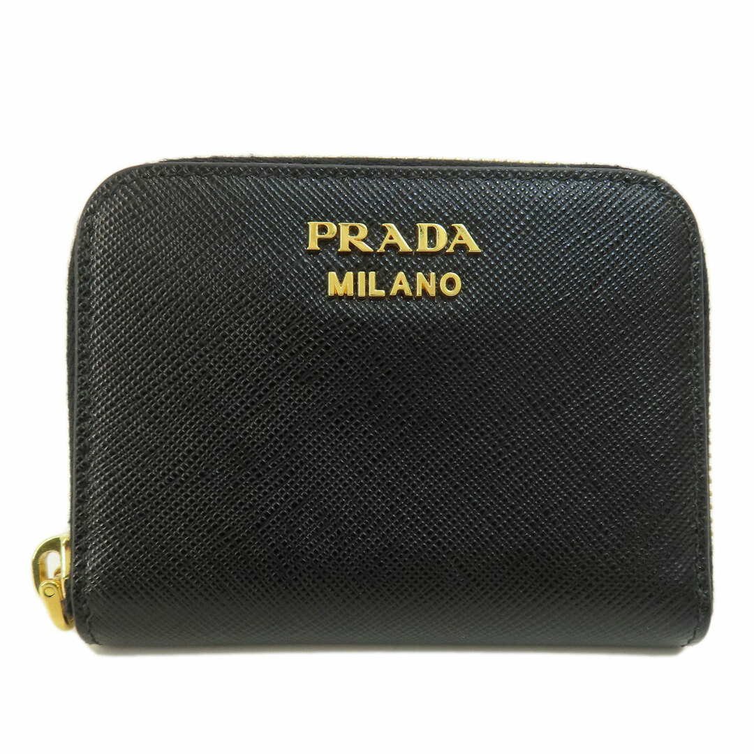 PRADA(プラダ)のPRADA サフィアーノ ロゴ金具 コインケース レザー レディース レディースのファッション小物(コインケース)の商品写真