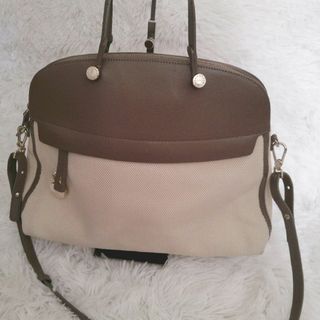 Furla - フルラ パイパー L ショルダーバッグ 2way バイカラー ハンドバッグ