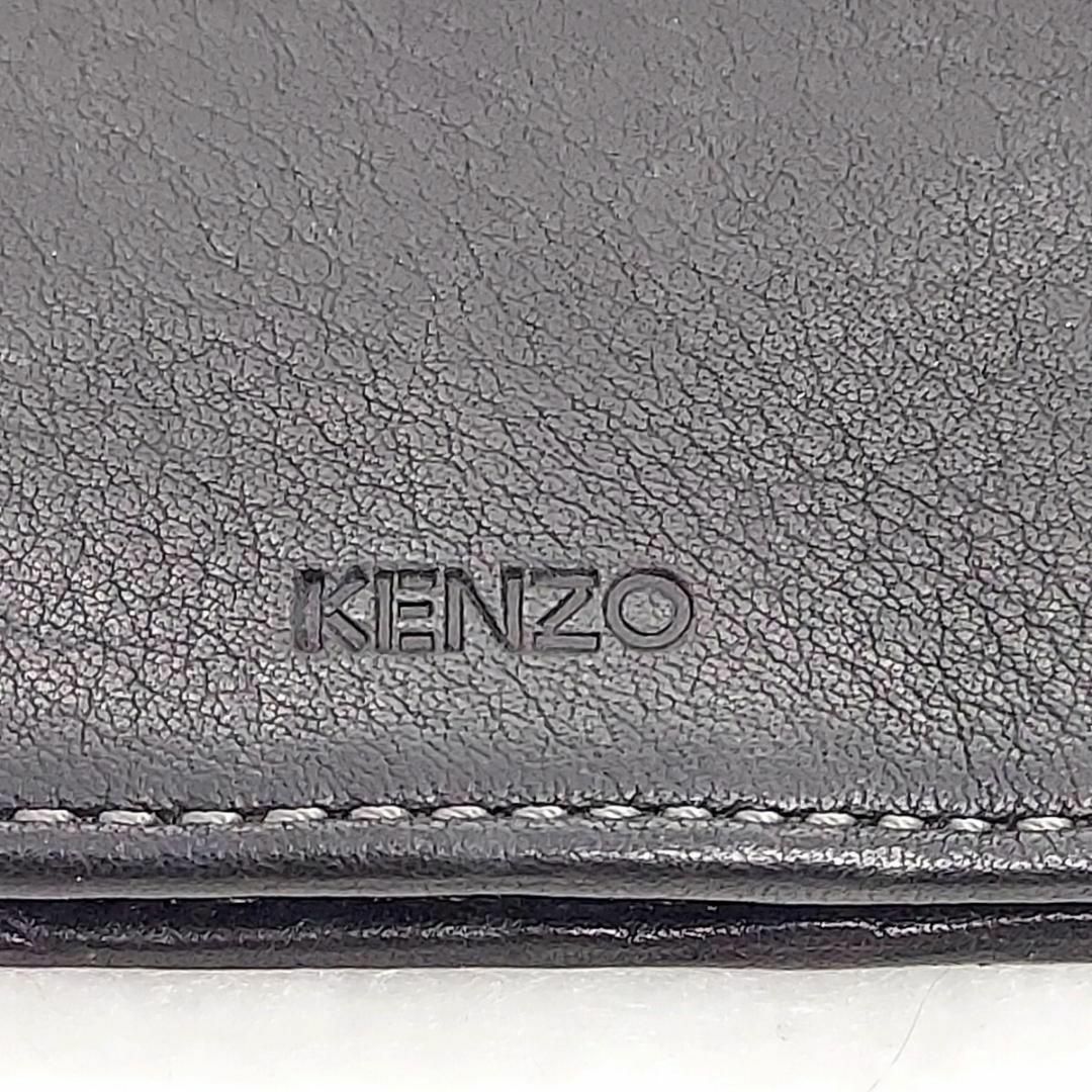 KENZO(ケンゾー)のケンゾー　二つ折り財布　黒　KENZO メンズのファッション小物(折り財布)の商品写真