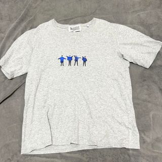 ビートルズ(THE BEATLES)の【THE BEATLES】 ビートルズ　Tシャツ　グレー　春夏　ユニセックス(Tシャツ(半袖/袖なし))