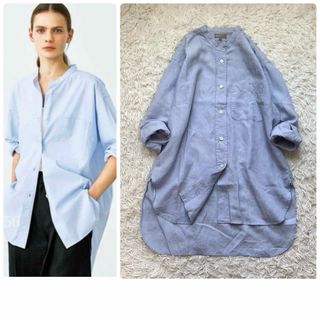 マーガレットハウエル(MARGARET HOWELL)の美品✨マーガレットハウエル シャツ 春服 ブラウス 夏服 20SS 麻 (シャツ/ブラウス(長袖/七分))