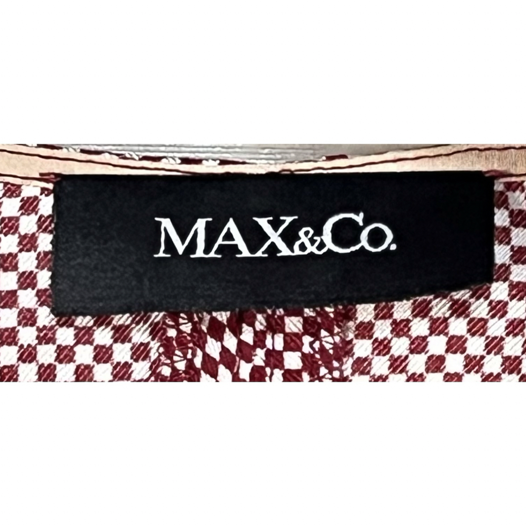 Max & Co.(マックスアンドコー)の美品　MAX&Co. Max Mara シルク100 ノースリーブブラウス レディースのトップス(シャツ/ブラウス(半袖/袖なし))の商品写真