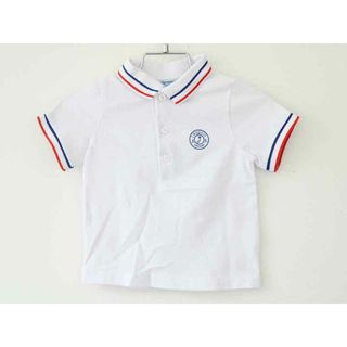 Jacadi - 【夏物 新入荷!】†ジャカディ/jacadi†81cm(18M) ポロシャツ/半袖Tシャツ/半袖カットソー 白【中古】子供服 キッズ kids ベビー服 baby 男の子 女の子 夏 tops 015042