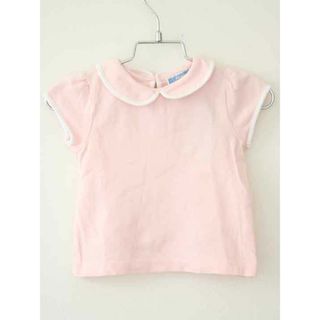 ジャカディ(Jacadi)の【夏物 新入荷!】†ジャカディ/jacadi†81cm(18M) 半袖Tシャツ/半袖カットソー/ポロシャツ/衿付きカットソー ピンク【中古】子供服 キッズ kids ベビー服 baby 女の子 夏 tops 015042(Ｔシャツ)