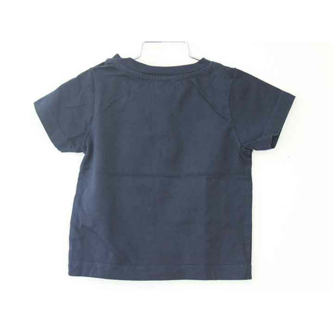 Jacadi(ジャカディ)の【夏物 新入荷!】†ジャカディ/jacadi†81cm(18M) 半袖Tシャツ/半袖カットソー 紺【中古】子供服 キッズ kids ベビー服 baby 男の子 女の子 夏 tops 015042 キッズ/ベビー/マタニティのベビー服(~85cm)(Ｔシャツ)の商品写真