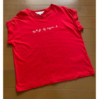 To b. by agnès b. - トゥービーバイアニエスベー ★ Ｔシャツ / カットソー / 赤 / ３８ / 