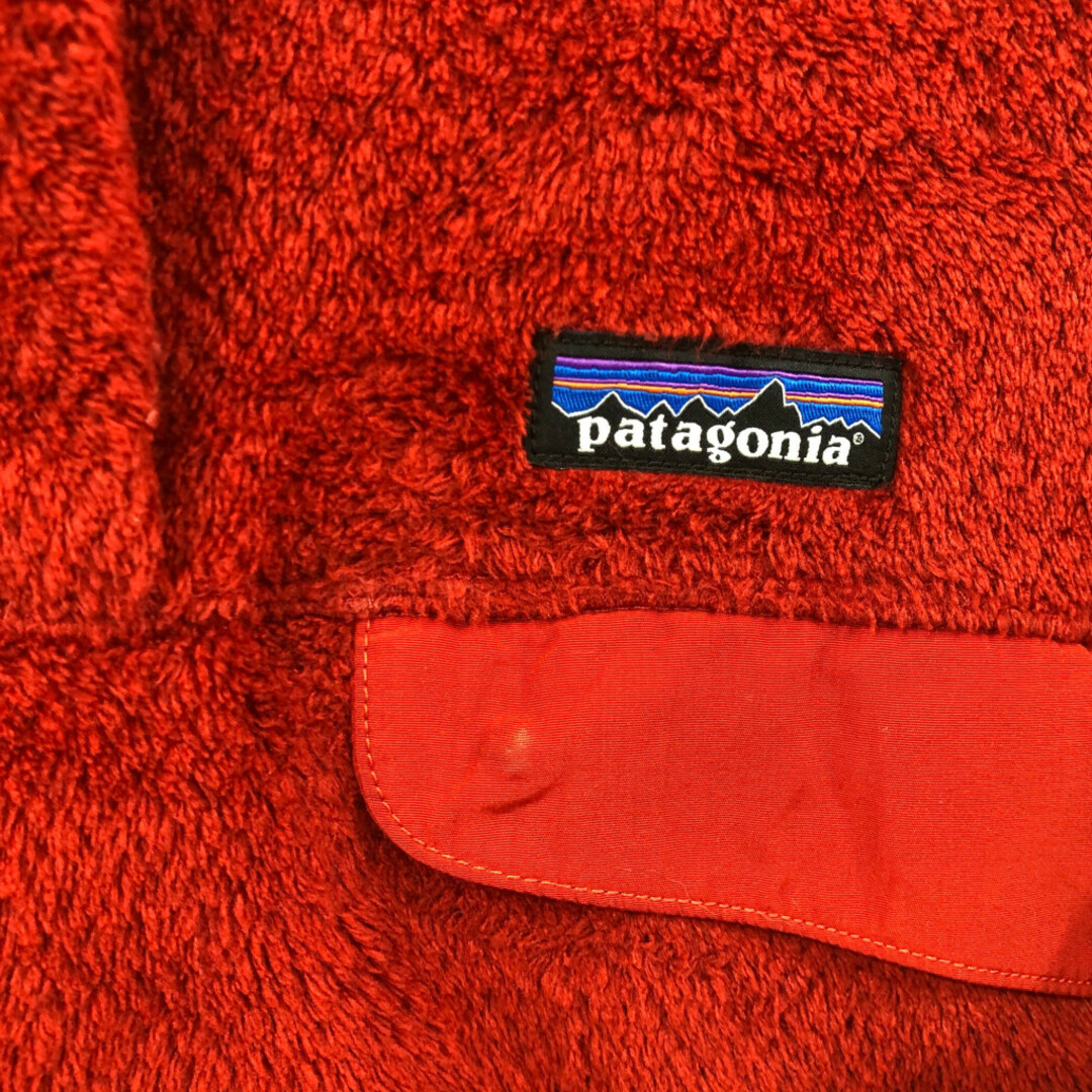 patagonia(パタゴニア)のpatagonia パタゴニア リツール スナップT フリースジャケット アウトドア ワンポイント レッド (レディース M) 中古 古着 Q6522 レディースのジャケット/アウター(その他)の商品写真