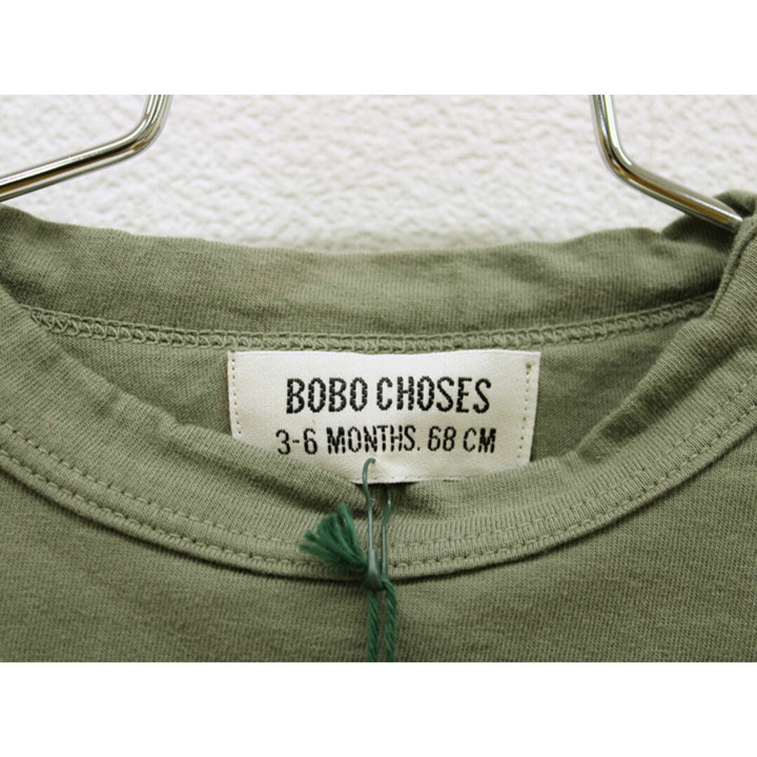 BOBO CHOSES(ボボショーズ)の【夏物 新入荷!】新品 未使用品▲ボボショーズ/BOBO CHOSES▲68cm 半袖Tシャツ/半袖カットソー カーキ 子供服 キッズ kids ベビー服 baby 男の子 女の子 夏 tops 315042 キッズ/ベビー/マタニティのベビー服(~85cm)(Ｔシャツ)の商品写真