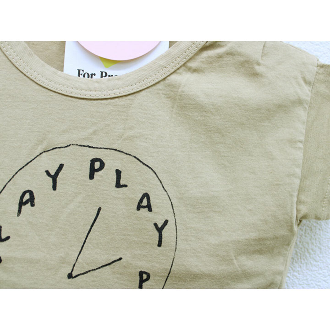 BOBO CHOSES(ボボショーズ)の【夏物 新入荷!】新品 未使用品▲ボボショーズ/BOBO CHOSES▲74cm 半袖Tシャツ/半袖カットソー ベージュ 子供服 キッズ kids ベビー服 baby 男の子 女の子 夏 tops 315042 キッズ/ベビー/マタニティのベビー服(~85cm)(Ｔシャツ)の商品写真