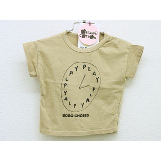 BOBO CHOSES - 【夏物 新入荷!】新品 未使用品▲ボボショーズ/BOBO CHOSES▲74cm 半袖Tシャツ/半袖カットソー ベージュ 子供服 キッズ kids ベビー服 baby 男の子 女の子 夏 tops 315042