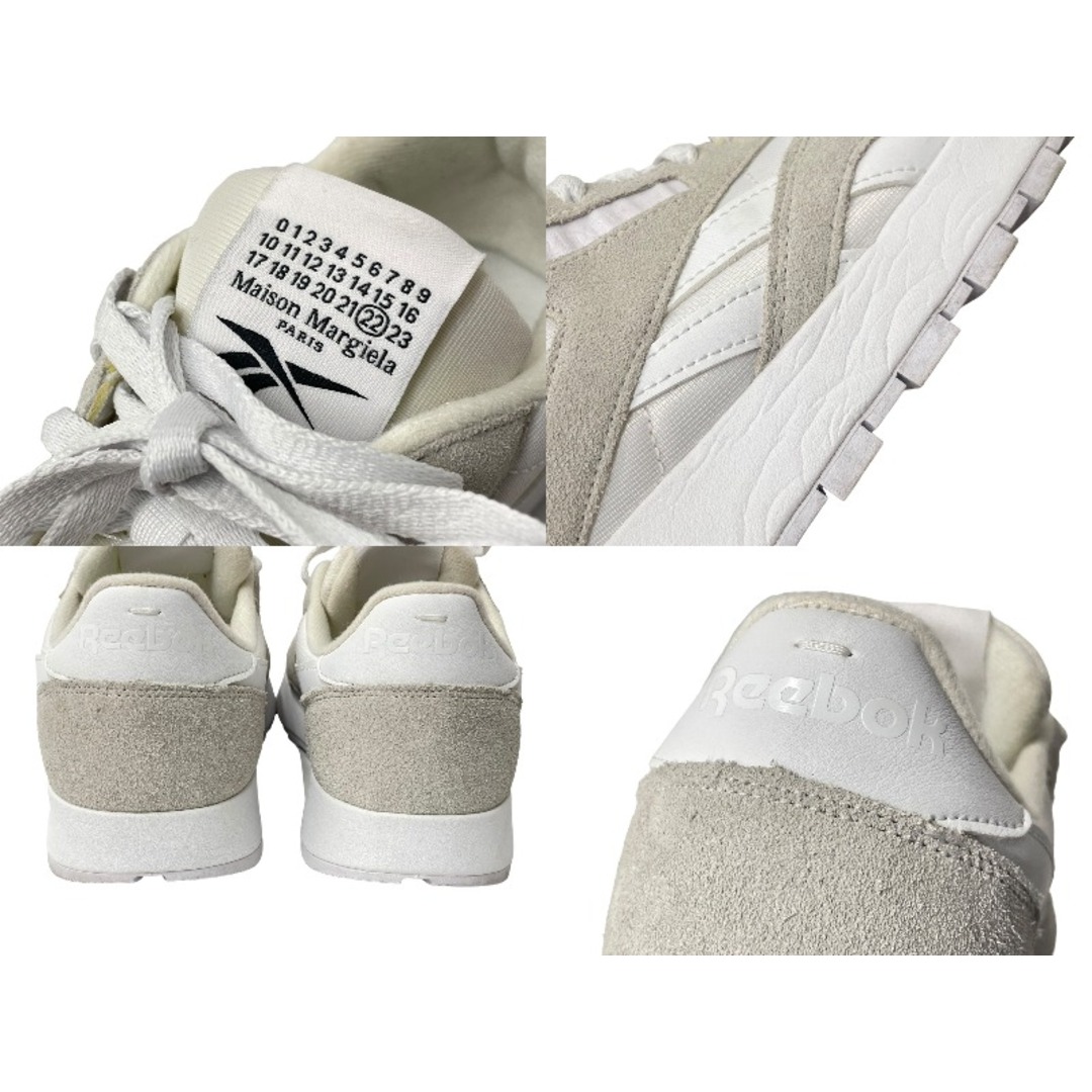 Maison Martin Margiela(マルタンマルジェラ)のREEBOK × Maison Margiela リーボック × メゾンマルジェラ スニーカー ホワイト ナイロン メンズ HP8847 サイズ44 中古 63055 メンズの靴/シューズ(スニーカー)の商品写真