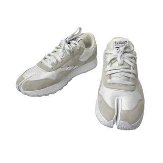 マルタンマルジェラ(Maison Martin Margiela)のREEBOK × Maison Margiela リーボック × メゾンマルジェラ スニーカー ホワイト ナイロン メンズ HP8847 サイズ44 中古 63055(スニーカー)