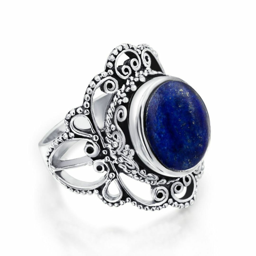 色:ブルー_指輪のサイズ:16Bling Jewelry 女性のための西部の レディースのアクセサリー(その他)の商品写真