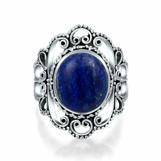 色:ブルー_指輪のサイズ:16Bling Jewelry 女性のための西部の(その他)
