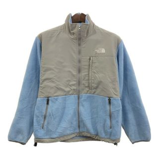 ザノースフェイス(THE NORTH FACE)のTHE NORTH FACE ノースフェイス Denali デナリ フリースジャケット アウトドア ライトブルー (レディース M) 中古 古着 Q6523(その他)