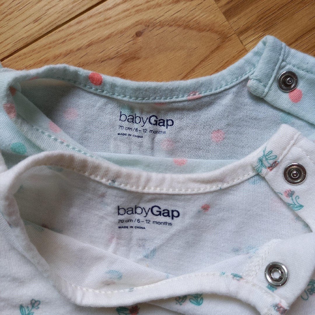 babyGAP(ベビーギャップ)のbabyGAP　ロンパース　70　まとめ売り キッズ/ベビー/マタニティのベビー服(~85cm)(ロンパース)の商品写真