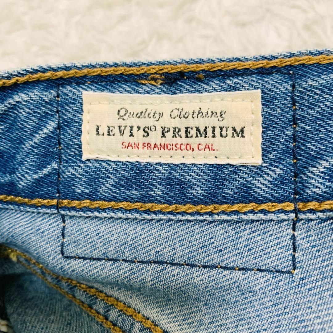 Levi's(リーバイス)のリーバイス LEVI'S ハーフパンツ、デニムパンツ  XS(SS) ブルー □ レディースのパンツ(ハーフパンツ)の商品写真