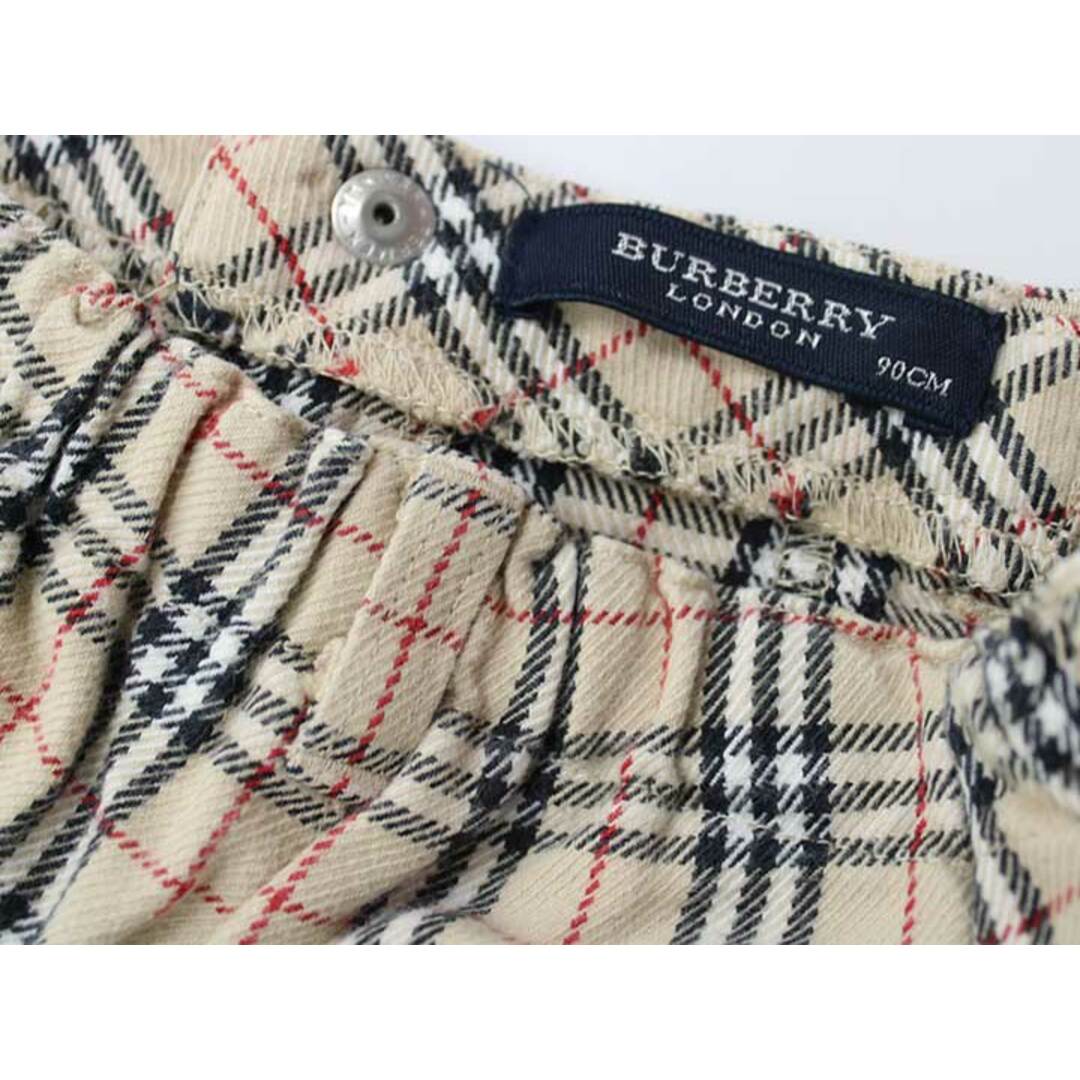 BURBERRY(バーバリー)の【夏物 新入荷!】▽バーバリー/BURBERRY▽90cm ハーフパンツ/ショートパンツ/半ズボン/短パン ベージュ【中古】子供服 キッズ kids ベビー服 baby 男の子 春夏秋 bottoms 115042 キッズ/ベビー/マタニティのベビー服(~85cm)(パンツ)の商品写真