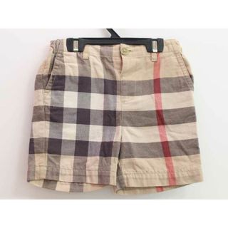 バーバリー(BURBERRY)の【夏物 新入荷!】▽バーバリー/BURBERRY▽86cm ハーフパンツ/ショートパンツ/半ズボン/短パン ベージュ系【中古】子供服 キッズ kids ベビー服 baby 男の子 春夏 bottoms 115042(パンツ)