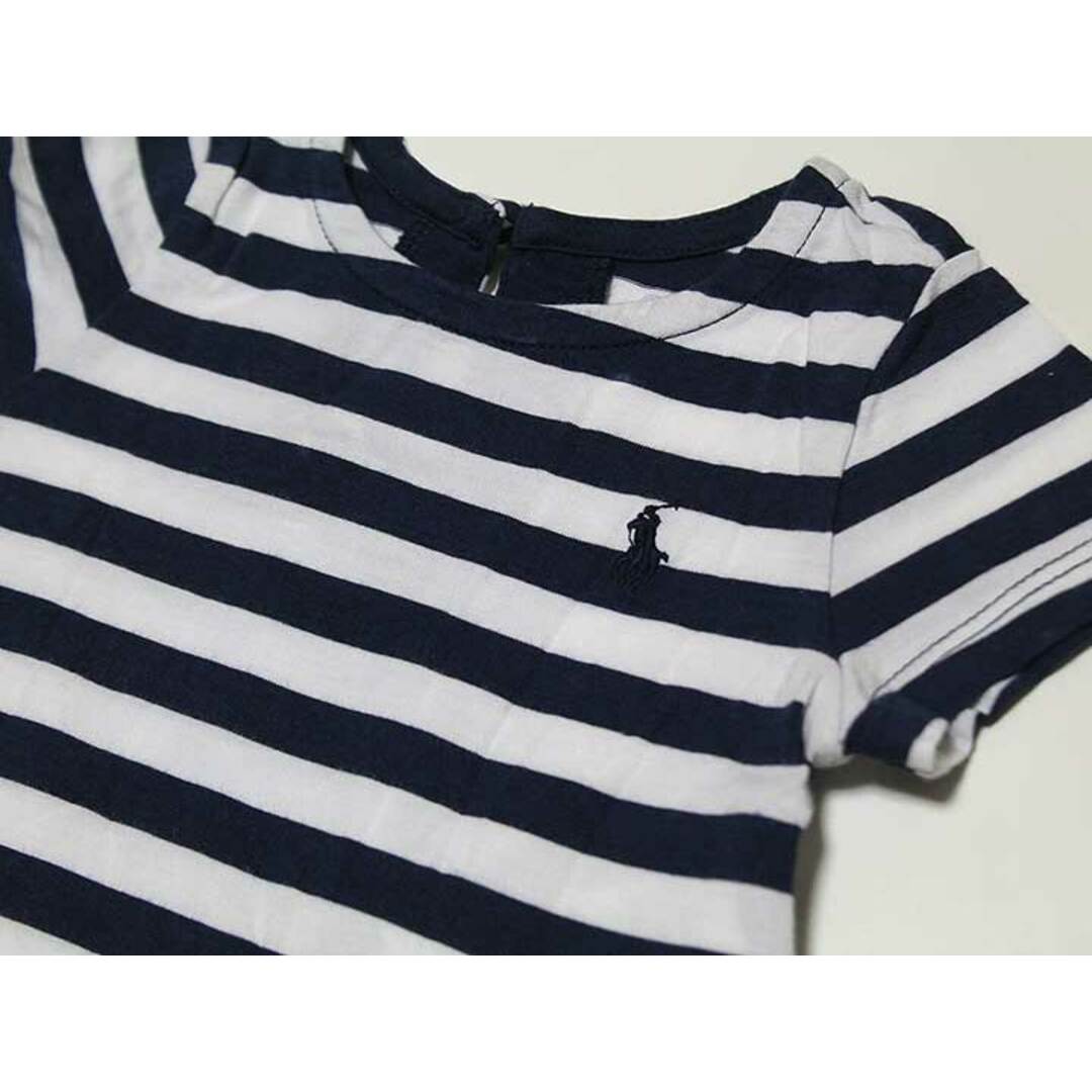 Ralph Lauren(ラルフローレン)の【夏物 新入荷!】‡ラルフローレン/Ralph Lauren‡80cm 半袖ブルマ付ワンピース 紺×白【中古】子供服 キッズ kids ベビー服 baby 女の子 夏 onepi 415042 キッズ/ベビー/マタニティのベビー服(~85cm)(ワンピース)の商品写真