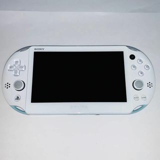 【223】 PS Vita Wi-Fiモデル ライトブルー/ホワイト(携帯用ゲーム機本体)