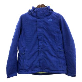 ザノースフェイス(THE NORTH FACE)のTHE NORTH FACE ノースフェイス 中綿 マウンテンパーカー アウトドア ブルー (レディース L) 中古 古着 Q6525(その他)