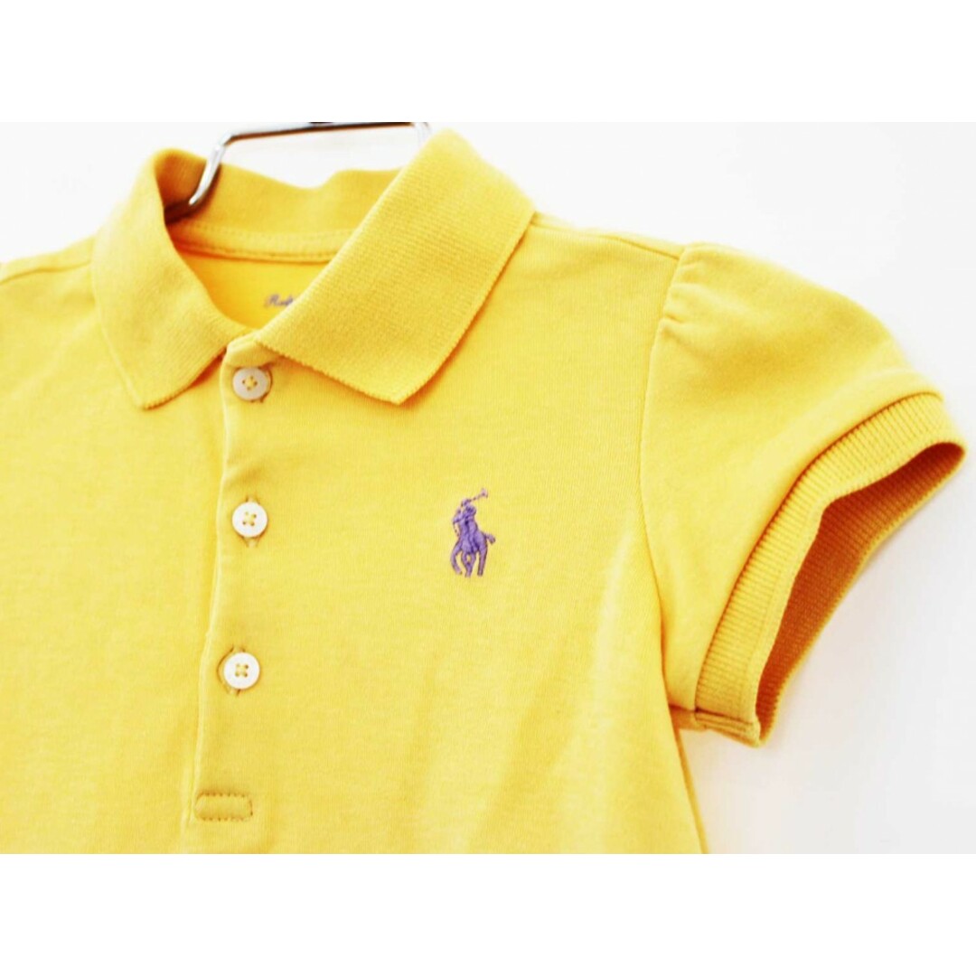 Ralph Lauren(ラルフローレン)の【夏物 新入荷!】[ラルフローレン/Ralph Lauren]80cm ブルマ付半袖ワンピース  黄色【中古】子供服 キッズ kids ベビー服 baby 女の子 夏 onepi 415042 キッズ/ベビー/マタニティのベビー服(~85cm)(ワンピース)の商品写真