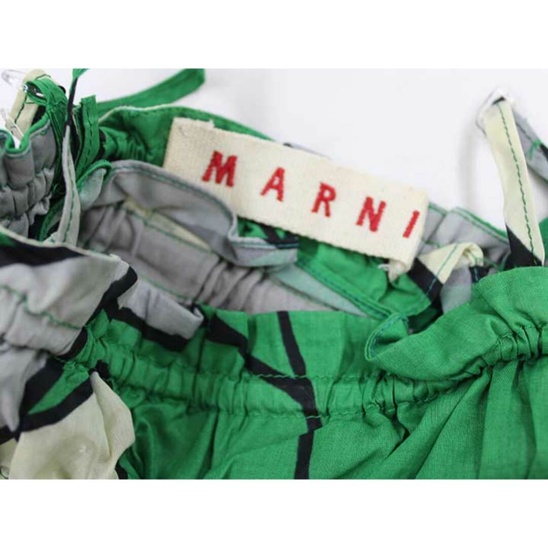 Marni(マルニ)の【夏物 新入荷!】▽マルニ/MARNI▽80-90cm位 ノースリーブワンピース/ジャンパースカート グリーン系【中古】子供服 キッズ kids ベビー服 baby 女の子 夏 onepi 115042 キッズ/ベビー/マタニティのベビー服(~85cm)(ワンピース)の商品写真