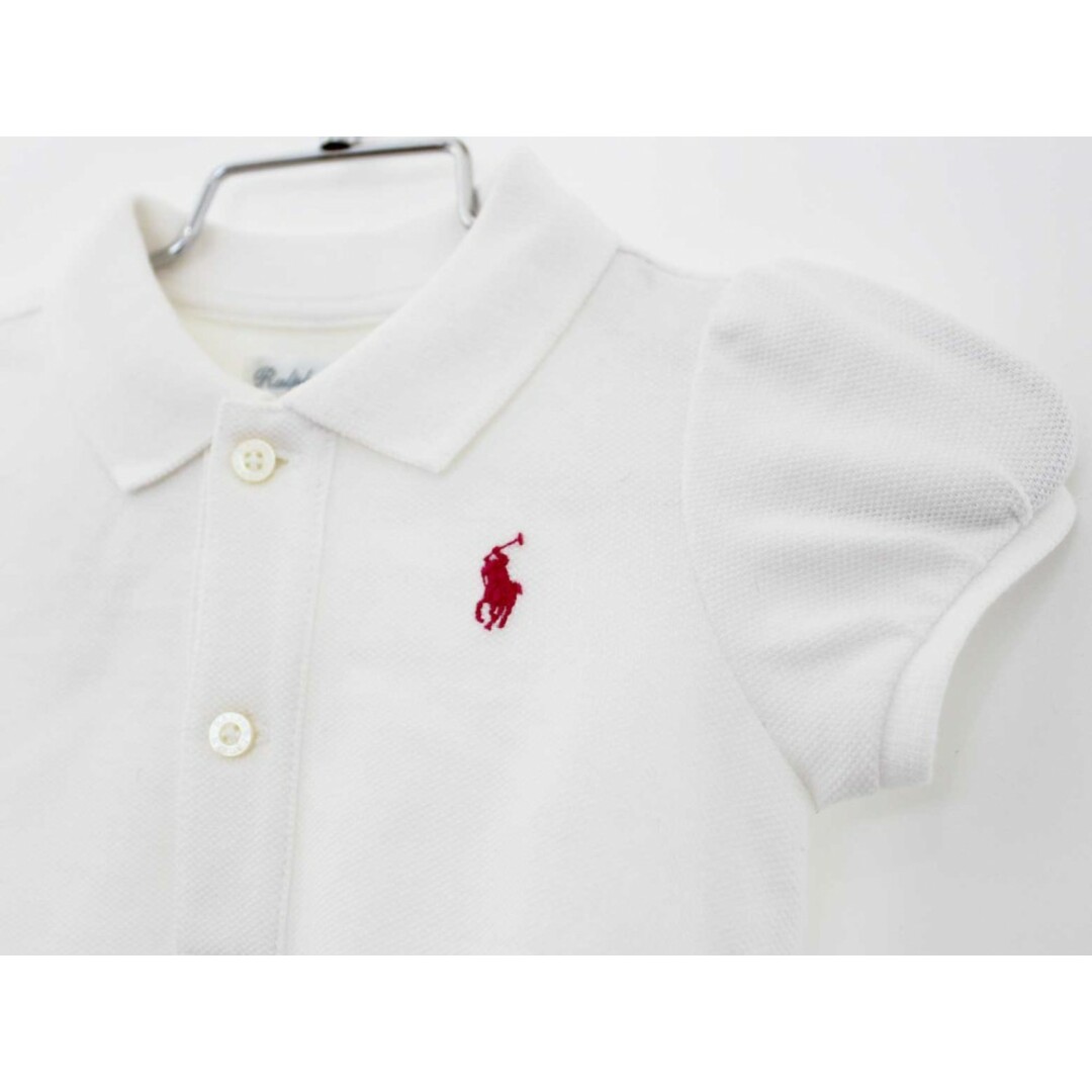 Ralph Lauren(ラルフローレン)の【夏物 新入荷!】新品 未使用品[ラルフローレン/Ralph Lauren]70cm ブルマ付半袖ワンピース  白 子供服 キッズ kids ベビー服 baby 女の子 夏 onepi 415042 キッズ/ベビー/マタニティのベビー服(~85cm)(ワンピース)の商品写真