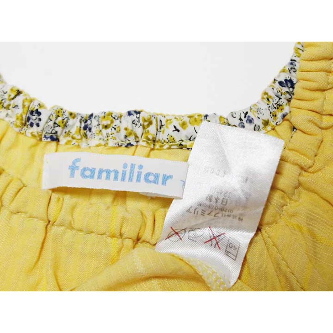 familiar(ファミリア)の【夏物 新入荷!】‡ファミリア/familiar‡70cm 半袖ワンピース/ノースリーブワンピース 黄色系【中古】子供服 キッズ kids ベビー服 baby 女の子 夏 onepi 415042 キッズ/ベビー/マタニティのベビー服(~85cm)(ワンピース)の商品写真