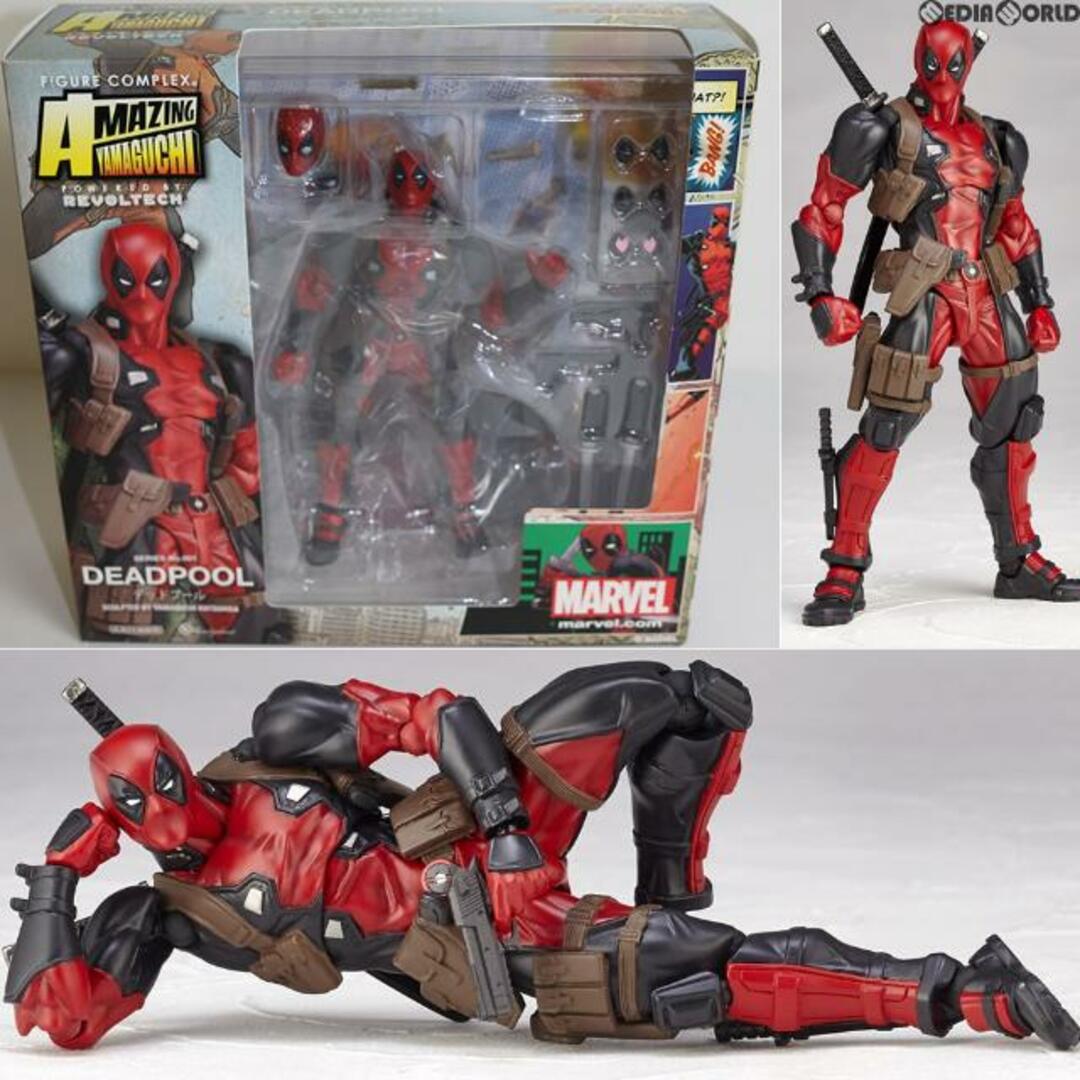 MARVEL(マーベル)のアメイジングヤマグチ No.001 DEAD POOL(デッドプール) マーベル・コミック 完成品 可動フィギュア 海洋堂 エンタメ/ホビーのフィギュア(アメコミ)の商品写真