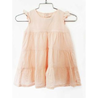 プチバトー(PETIT BATEAU)の【夏物 新入荷!】[プチバトー/PETIT BATEAU]74cm 半袖ワンピース ピンク '21年製【中古】子供服 キッズ kids ベビー服 baby 女の子 夏 onepi 415042(ワンピース)